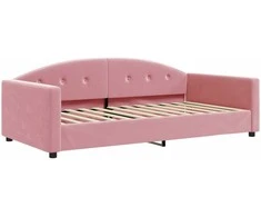 Lova Sofa, rožinės spalvos, 100x200cm, aksomas