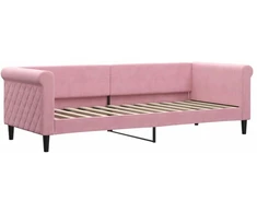 Lova Sofa, rožinės spalvos, 80x200cm, aksomas
