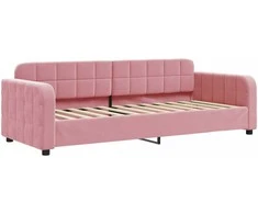 Lova Sofa, rožinės spalvos, 80x200cm, aksomas