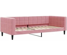 Lova Sofa, rožinės spalvos, 90x200cm, aksomas