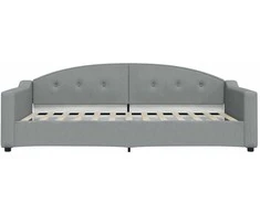 Lova Sofa, šviesiai pilkos spalvos, 100x200cm, audinys