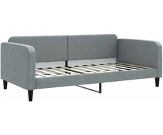 Lova Sofa, šviesiai pilkos spalvos, 100x200cm, audinys