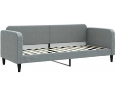 Lova Sofa, šviesiai pilkos spalvos, 80x200cm, audinys
