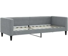 Lova Sofa, šviesiai pilkos spalvos, 80x200cm, audinys