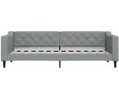 Lova Sofa, šviesiai pilkos spalvos, 80x200cm, audinys