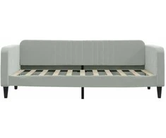 Lova Sofa, šviesiai pilkos spalvos, 90x190cm, aksomas