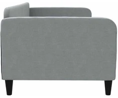 Lova Sofa, šviesiai pilkos spalvos, 90x190cm, audinys