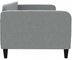 Lova Sofa, šviesiai pilkos spalvos, 90x200cm, audinys
