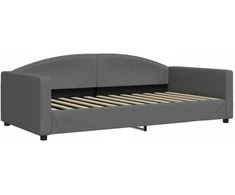 Lova Sofa, tamsiai pilkos spalvos, 100x200cm, audinys