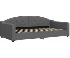 Lova Sofa, tamsiai pilkos spalvos, 100x200cm, audinys