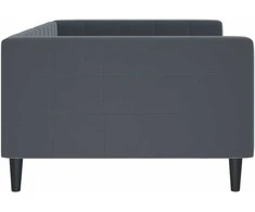 Sofa, tamsiai pilkos spalvos, 100x200cm, aksomas
