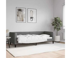 Lova Sofa, tamsiai pilkos spalvos, 80x200cm, audinys