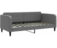 Lova Sofa, tamsiai pilkos spalvos, 90x190cm, audinys