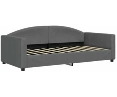 Lova Sofa, tamsiai pilkos spalvos, 90x190cm, audinys