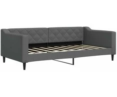 Lova Sofa, tamsiai pilkos spalvos, 90x190cm, audinys