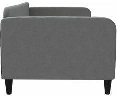 Lova Sofa, tamsiai pilkos spalvos, 90x200cm, audinys