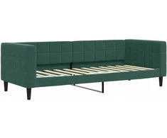 Lova Sofa, tamsiai žalios spalvos, 80x200cm, aksomas