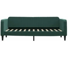 Lova Sofa, tamsiai žalios spalvos, 80x200cm, aksomas