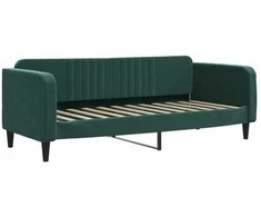 Sofa, tamsiai žalios spalvos, 80x200cm, aksomas