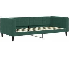 Lova Sofa, tamsiai žalios spalvos, 90x200cm, aksomas