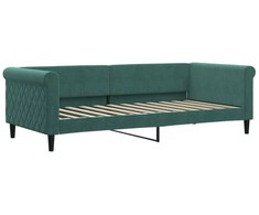 Sofa, tamsiai žalios spalvos, 90x200cm, aksomas