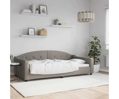 Lova Sofa, taupe spalvos, 100x200cm, audinys