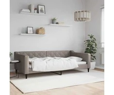 Lova Sofa, taupe spalvos, 100x200cm, audinys