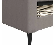 Lova Sofa, taupe spalvos, 100x200cm, audinys