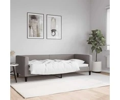 Lova Sofa, taupe spalvos, 80x200cm, audinys