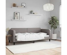 Lova Sofa, taupe spalvos, 80x200cm, audinys