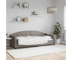 Lova Sofa, taupe spalvos, 80x200cm, audinys