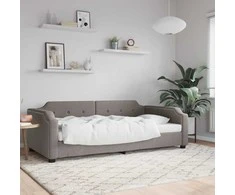 Lova Sofa, taupe spalvos, 80x200cm, audinys