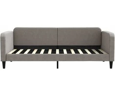 Lova Sofa, taupe spalvos, 90x200cm, audinys