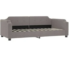 Lova Sofa, taupe spalvos, 90x200cm, audinys