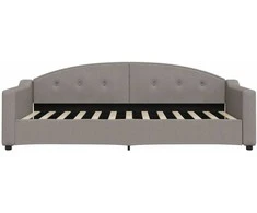 Lova Sofa, taupe spalvos, 90x200cm, audinys