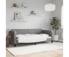 Lova Sofa, taupe spalvos, 90x200cm, audinys