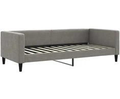 Lova Sofa, taupe spalvos, 90x200cm, audinys