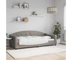 Lova Sofa, taupe spalvos, 90x200cm, audinys