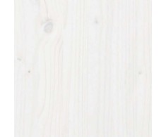 Lova su knygų spinta be čiužinio, balta, 180x200cm, pušis