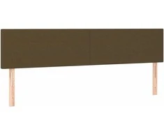 Lova su spyruoklėmis/čiužiniu/LED, ruda, 120x190cm, audinys