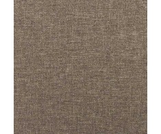 Lova su spyruoklėmis ir čiužiniu, taupe, 120x190cm, audinys