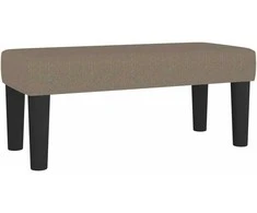 Lova su spyruoklėmis ir čiužiniu, taupe, 80x200 cm, audinys