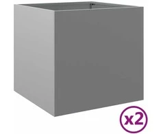Loveliai, 2vnt., sidabriniai, 49x47x46cm, galvanizuotas plienas