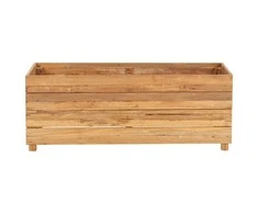 Aukštas lovelis, 100x40x38cm, perdirbtas tikmedis ir plienas