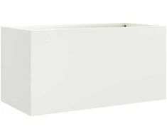Lovelis, baltos spalvos, 62x30x29cm, šaltai valcuotas plienas