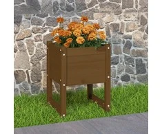 Lovelis, medaus rudas, 40x40x52,5cm, pušies medienos masyvas