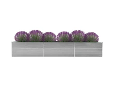 Lovelis, pilkas, 480x80x45cm, galvanizuotas plienas, aukštas