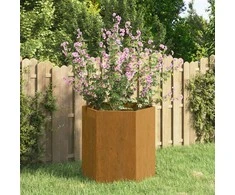 Lovelis, rūdžių spalvos, 40x40x45cm, Corten plienas