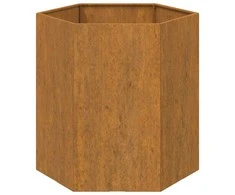 Lovelis, rūdžių spalvos, 40x40x45cm, Corten plienas