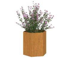 Lovelis, rūdžių spalvos, 40x40x45cm, Corten plienas